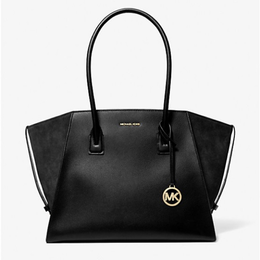 Michael Kors Avril Extra-Large Leather & Suede Tote Bag